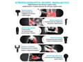 Miniatyrbild 4 av 5: Extralink Massage Gun Lite | 3200 RPM, 6 utbytbara spetsar