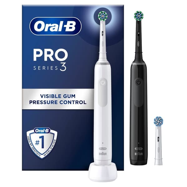 Oral-B - Pro3 Duo Black  White