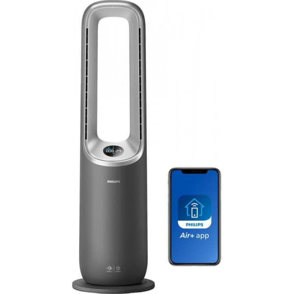 Philips AMF870/15 Air Performer 8000-serien 3-i-1 luftrenser, ventilator og varmeapparat Grå