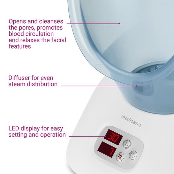 Medisana Ansigts Sauna Ds 400 Transparent