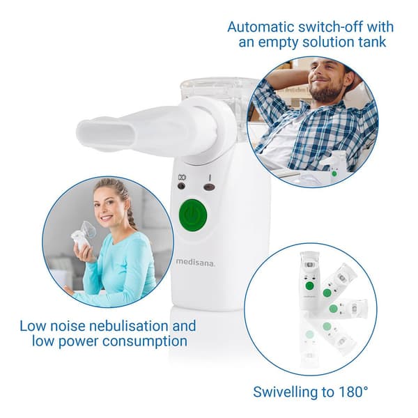 Medisana Bärbar Inhalator In 525 Durchsichtig