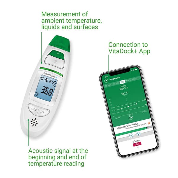 Medisana Infraröd Termometer Tm 750 Durchsichtig