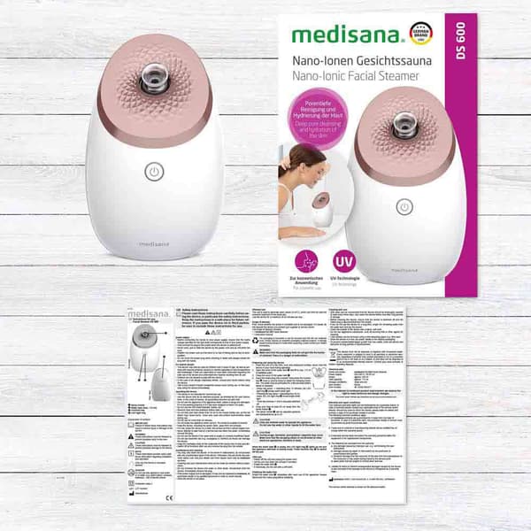 Medisana Kasvojen Sauna Ds 600 Kirkas
