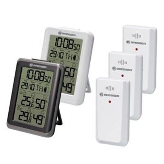 Bresser Digitalt Termometer Myclimate 2 Enheder Hvid,Sort