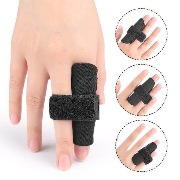 INF Justerbare Finger Splint Brace Fingerbeskyttere