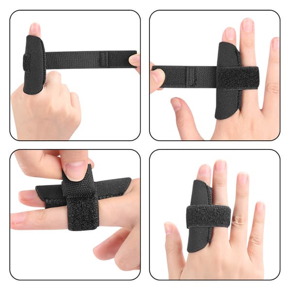 INF Justerbare Finger Splint Brace Fingerbeskyttere