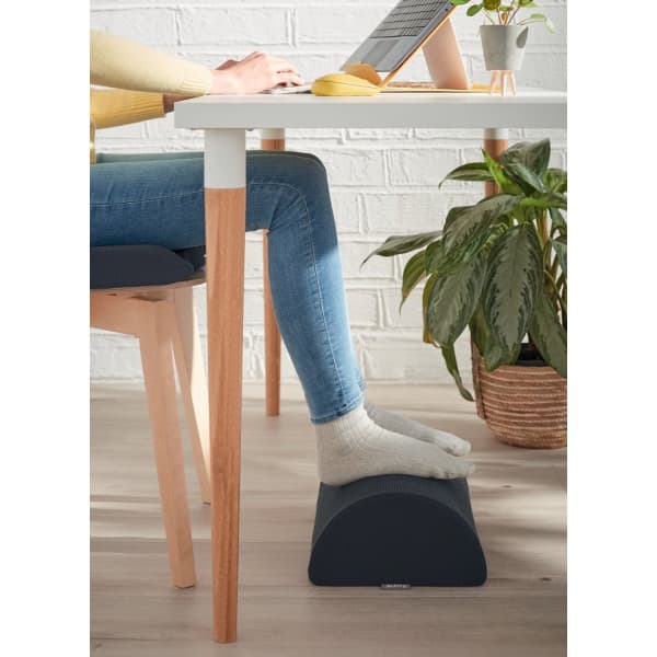 Leitz Ergo Cosy -fotstöd, mörkgrå