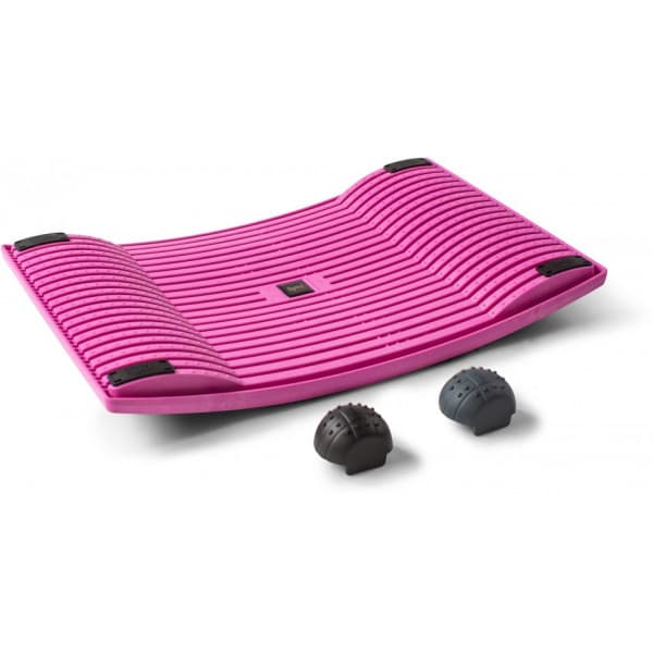 Gymba -aktiveringsbräda och massagebollar, rosa
