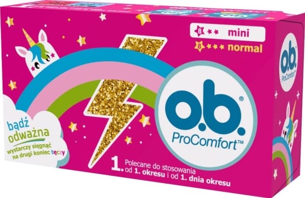 O.B. ProComfort Tampons Mini 8 stk og Normal 8 stk