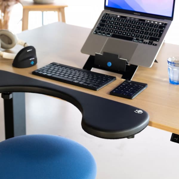 R-Go ergonomisk albue støtte, symmetrisk, sort