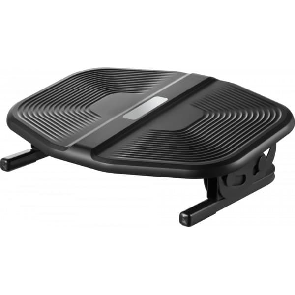 ErgoWork Footrest Zero -ergonominen jalkatuki, musta