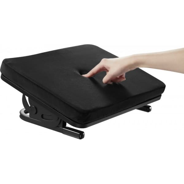 ErgoWork Footrest Pro -ergonominen jalkatuki, musta