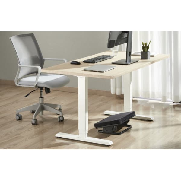 ErgoWork Footrest Pro -ergonominen jalkatuki, musta