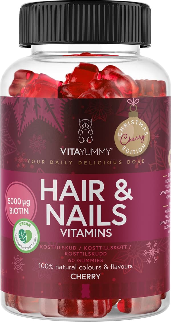 VitaYummy - Hair  Nails - Cherry - 60 pcs