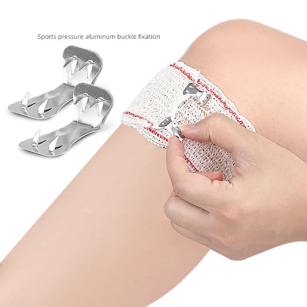 INF Elastisk bandage med rød streg - 4 stk  10x10x4.5cm