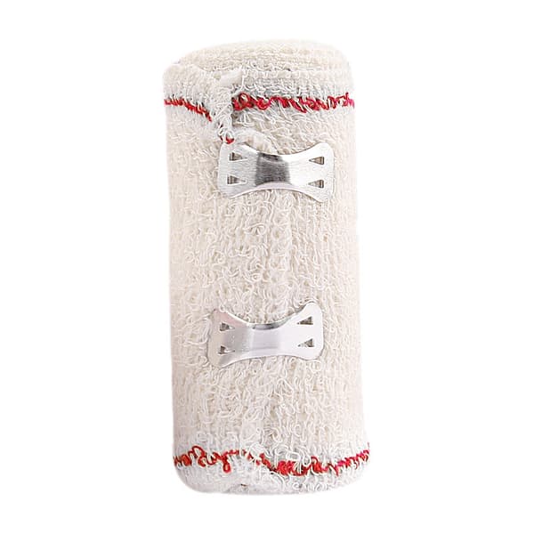 INF Elastisk bandasje med rød linje - 4 stk  10x10x4.5cm