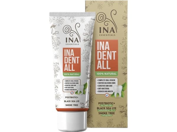INA ESSENTIALS_Ina Dent-All naturalna pasta do zębów med fluoru 75ml
