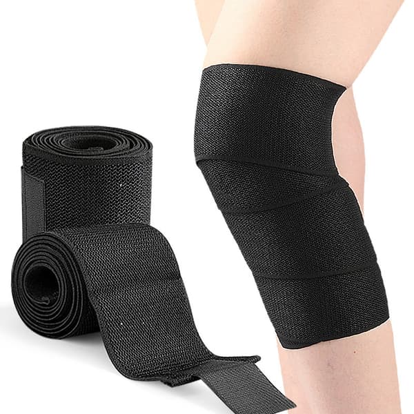 INF Elastinen polvitukihihna 150x8cm - Hengittävä ja mukava