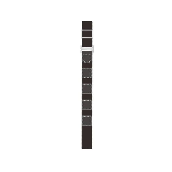 INF Shirt Stay Belt - musta nahkasplicing Design