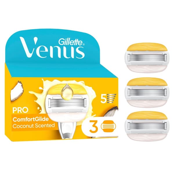 Venus - Gillette Venus Pro ComfortGlide Coconut Olay Razor Blades ...