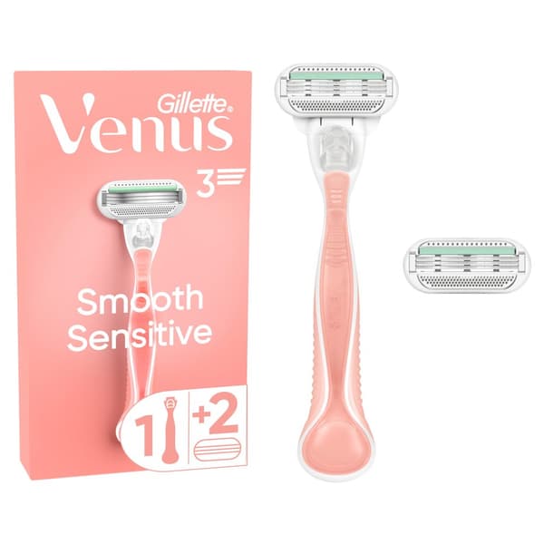 Venus - Gillette Venus Smooth Sensitive Scraper - Pink/White