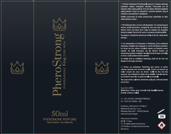 PheroStrong feromonkonge til mænd - 50ml