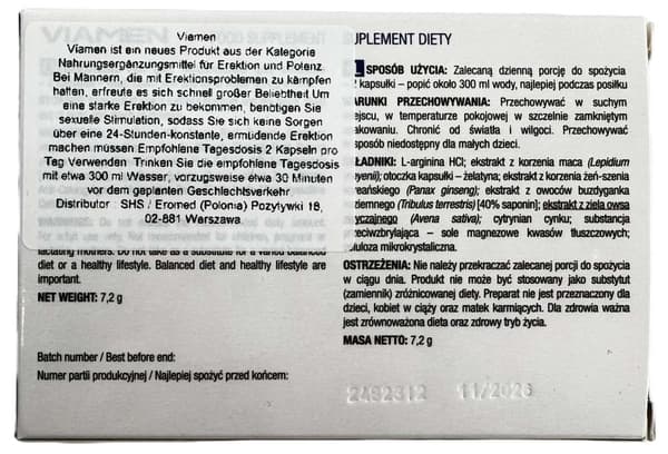 Viamen 75 mg - 10 kapselia