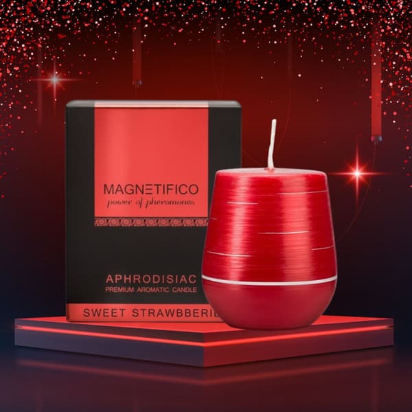 MAGNETIFICO Aphrodisiac tuoksukynttilä - makeat mansikat