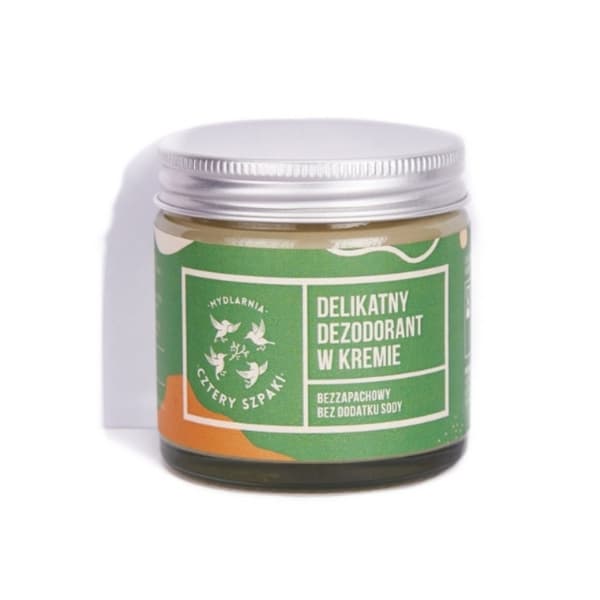 FOUR SPRINGS Hellävarainen deodorantti tuoksuton voide, 60ml.