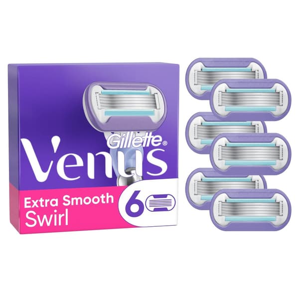 Venus - Venus Deluxe Smooth Swirl Razor Blades - Purple/White - 6