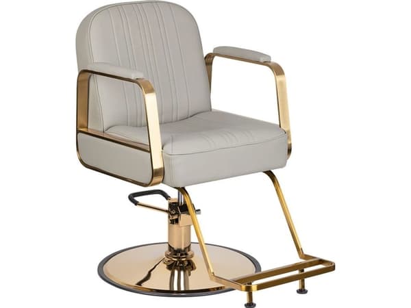 Activeshop Gabbiano hairdressing chair Acri gold - beige