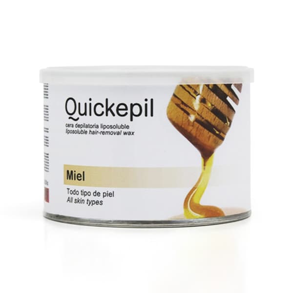Quickepil hårfjerningsvoks honning dåse 400 ml