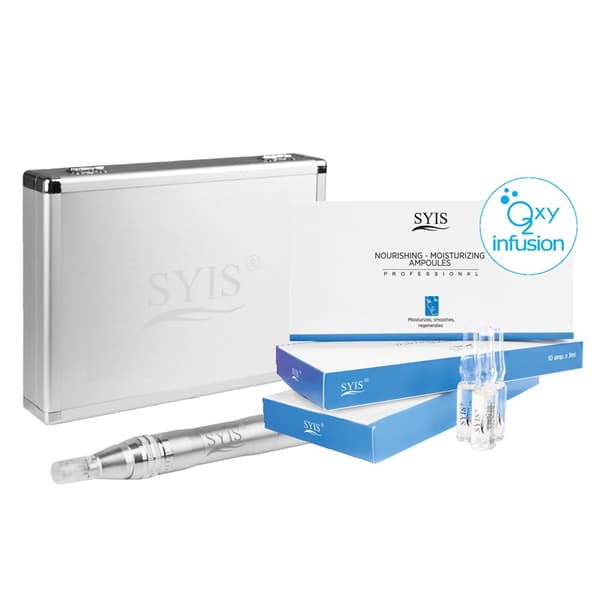 Syis - Microneedle Pen 05 sølv + Syis kosmetik