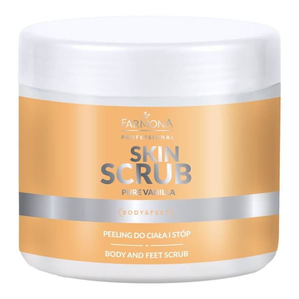 Farmona skin scrub ren vanilje body og fodscrub 500 g