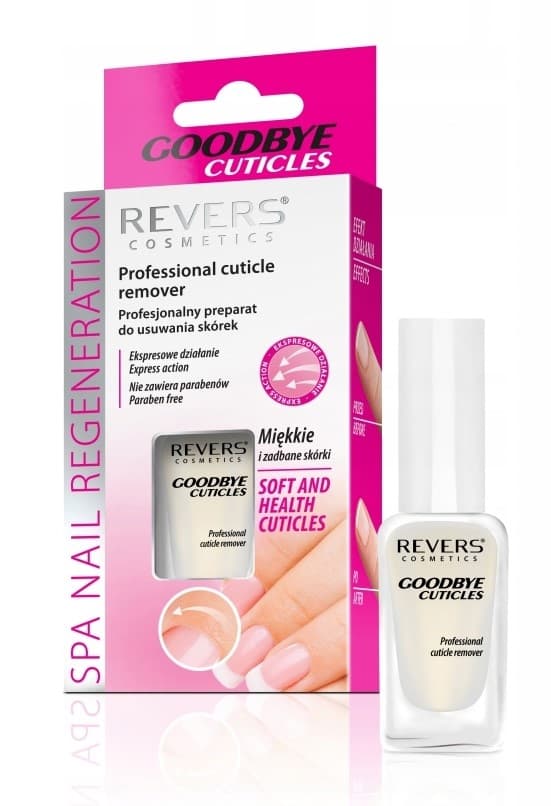 Revers GOODBYE CUTICLES Ammattimainen kynsinauhojen poistoaine, 10ml
