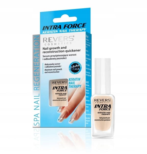 Revers INTRA FORCE KERATIN NAIL THERAPY Seerumi kynsien kasvuun ja jälleenrakentamiseen, 10ml