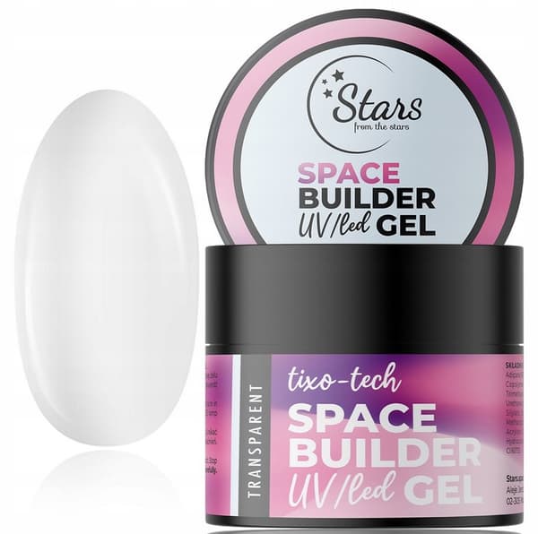 Stars from the Stars UV/LED Nail Builder Gel Space Builder Gel Transparent 45g / 0051