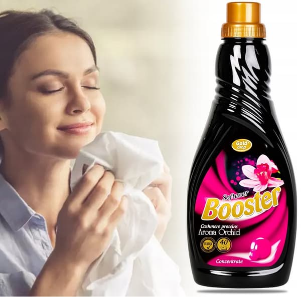 BOOSTER 1L AROMA ORKIDE skyllekoncentrat /sort/
