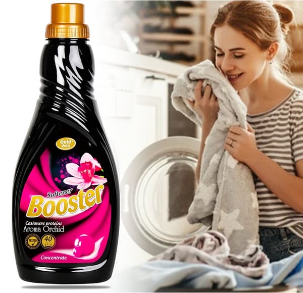 BOOSTER 1L AROMA ORKIDE skyllekoncentrat /sort/