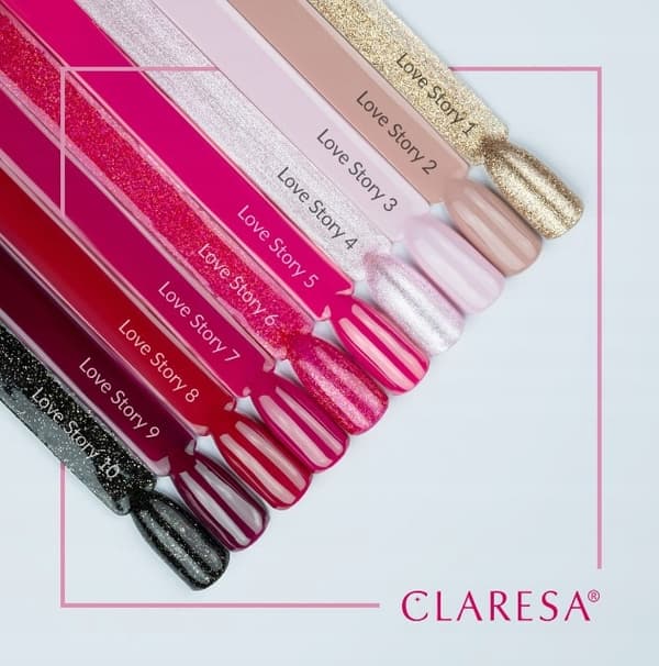 Claresa hybrid lak LOVE STORY 10 - 5g