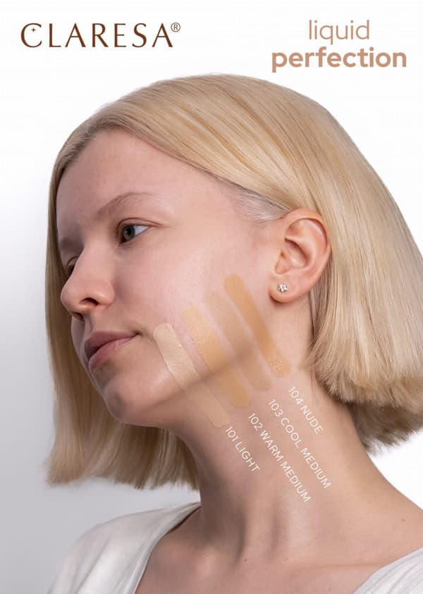 Claresa Liquid Perfect 2 i 1 concealer 101 Light 18g