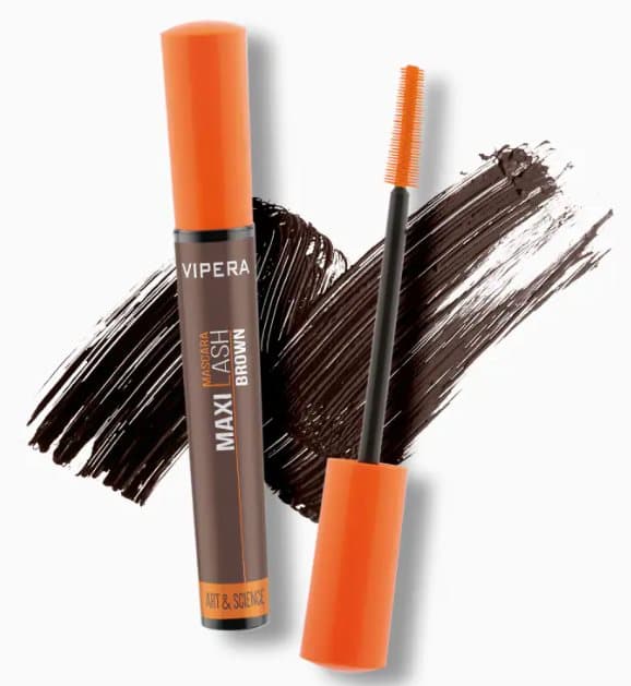 VIPERA Art&Science MAXI LASH Mascara med silikonborste brun 9 ml
