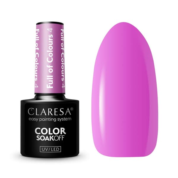 Claresa Hybrid neglelak Fuld af farver 4 - 5g
