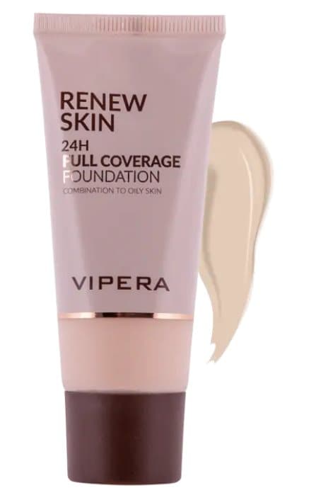 Fluid Renew Skin - rasvainen ja sekaiho - 07 posliini 30 ml matta, peittää, tasoittaa