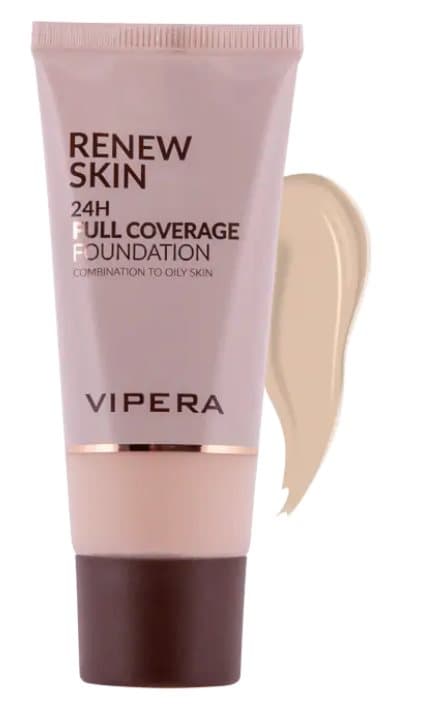Fluid Renew Skin - fedtet og kombineret hud - 08 alabast 30 ml matterer, skjuler, udglatter