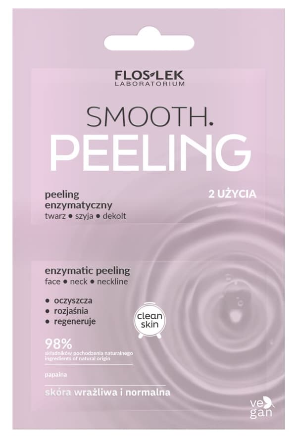 SMÖT enzymatisk peeling ansikte, hals, klyvning 2x4 ml