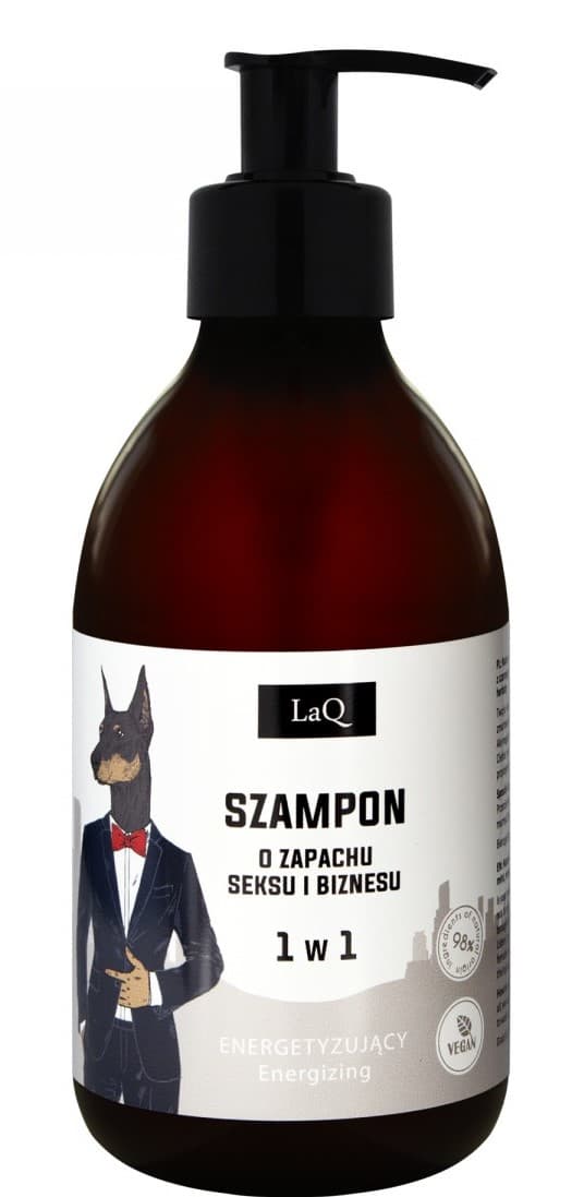 LAQ Set DOBERMAN-geeli 500 ml + shampoo 300 ml (heinä) / 1055