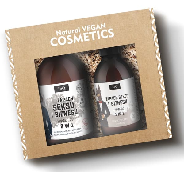 LAQ Set DOBERMAN-geeli 500 ml + shampoo 300 ml (heinä) / 1055