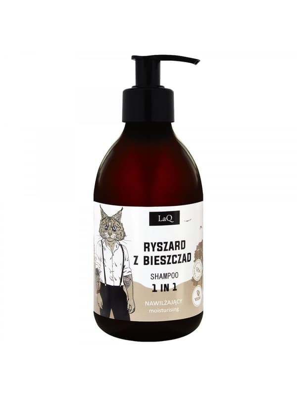LAQ Set RYŚ - geeli 500 ml + shampoo 300 ml (heinä) / 1246