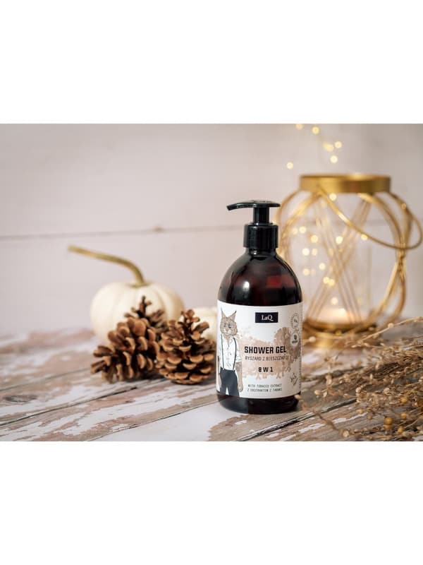 LAQ Set RYŚ - geeli 500 ml + shampoo 300 ml (heinä) / 1246
